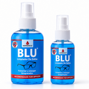 BLU® Duo Pack con limpiador de gafas de 100 ml y 50 ml desarrollado en Noruega