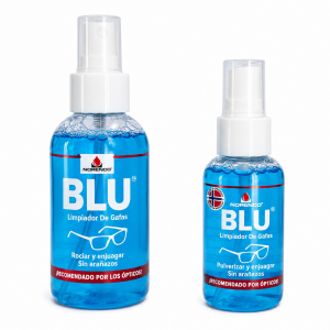 BLU® Duo Pack con limpiador de gafas de 100 ml y 50 ml desarrollado en Noruega